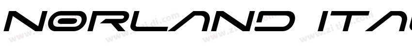 Norland Italic字体转换